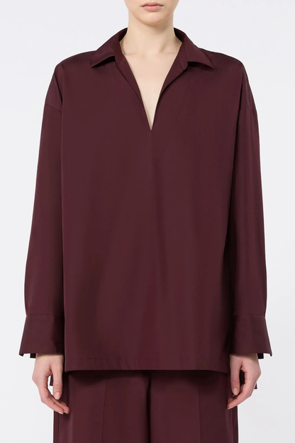 Bluse Cristel in Dunkelrot S Max Mara