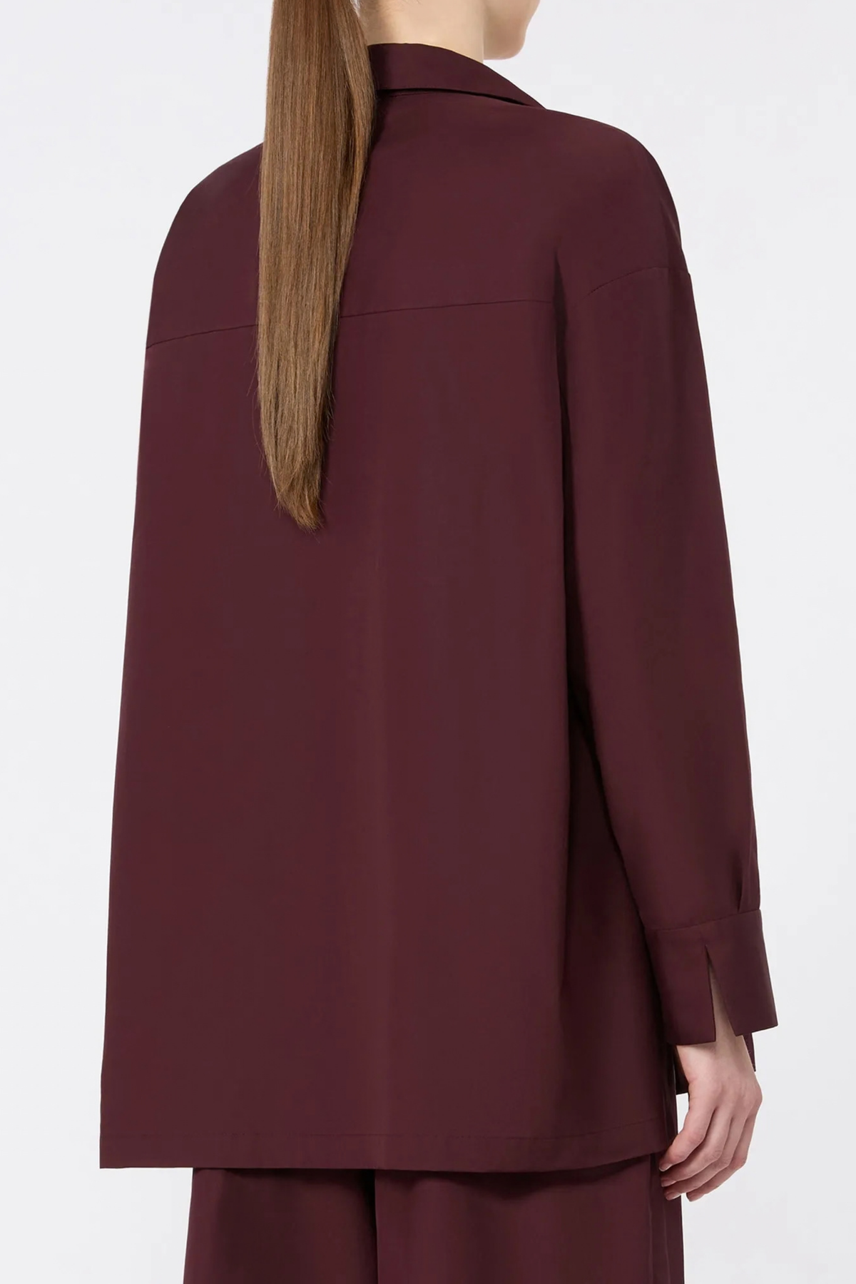 Bluse Cristel in Dunkelrot S Max Mara