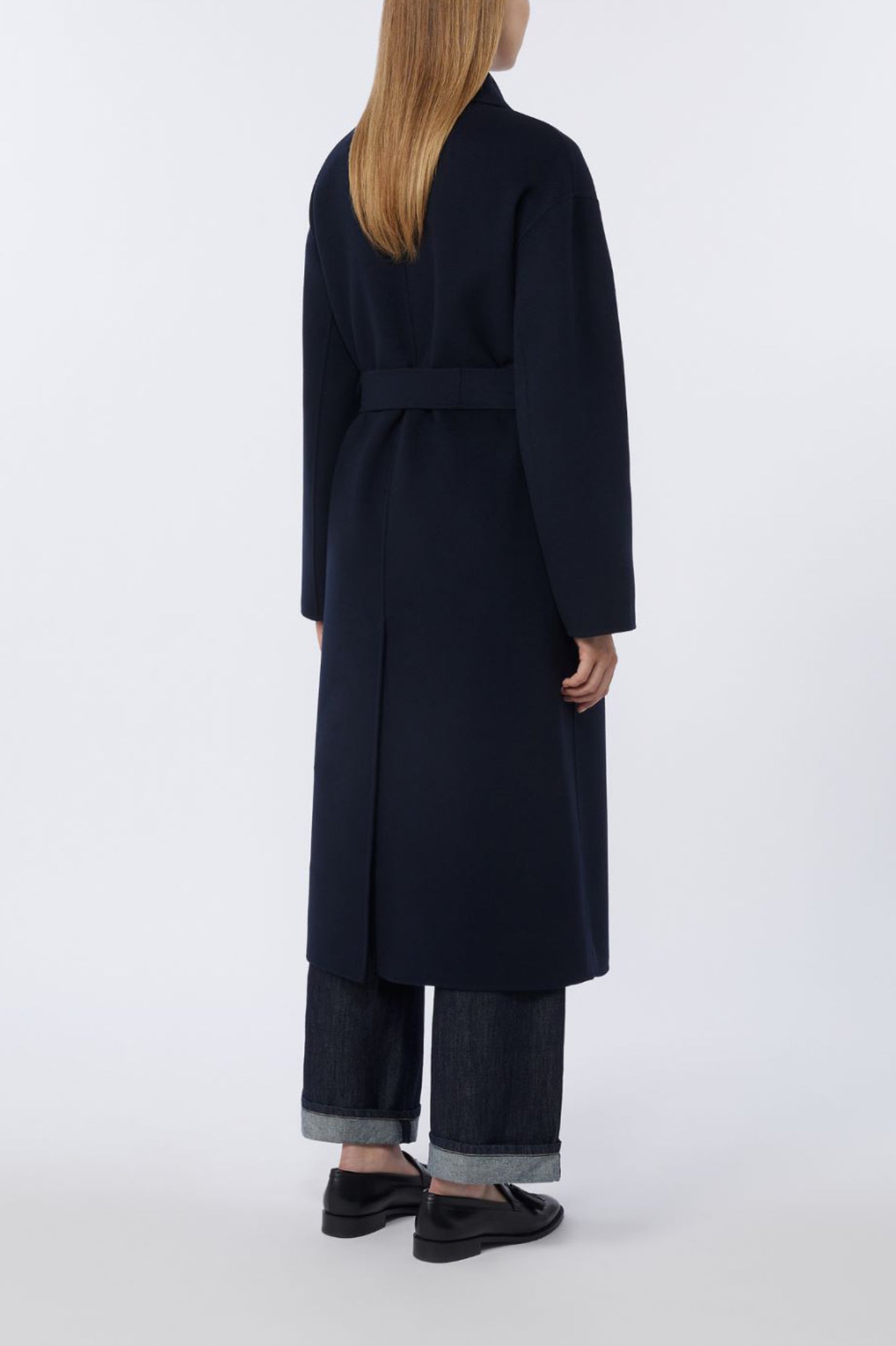 Cappotto Hobby in blu notte di Max Mara - Anita Hass