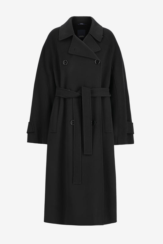 Mantel Samanta in Schwarz S Max Mara