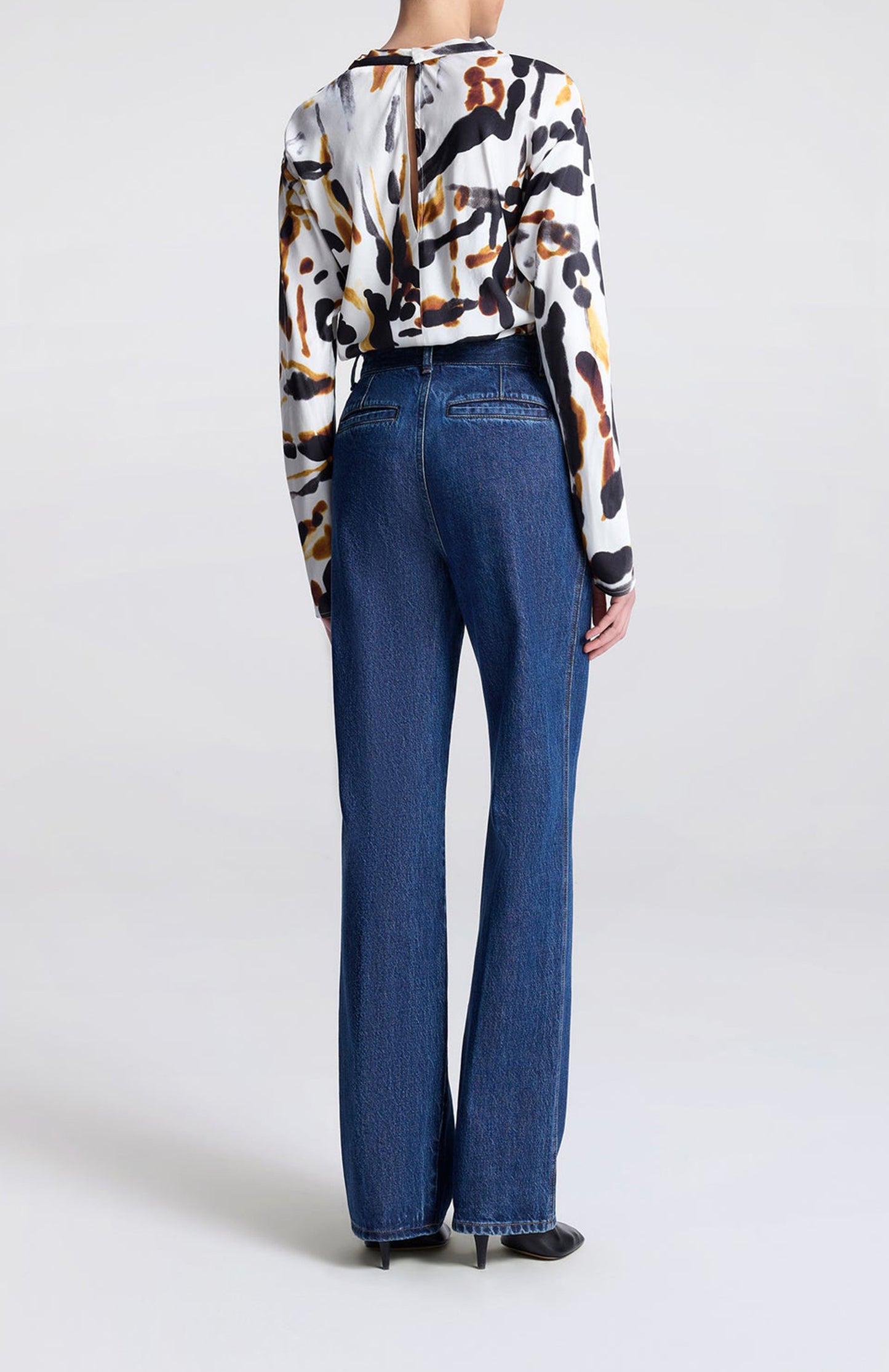 Bluse Georgia in Schwarz/CamelA.L.C. - Anita Hass