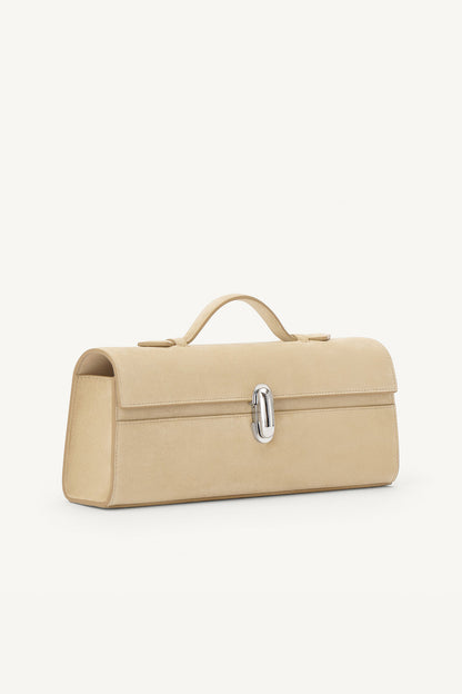 Tasche Slim Symmetry in Suede FlaxSavette - Anita Hass