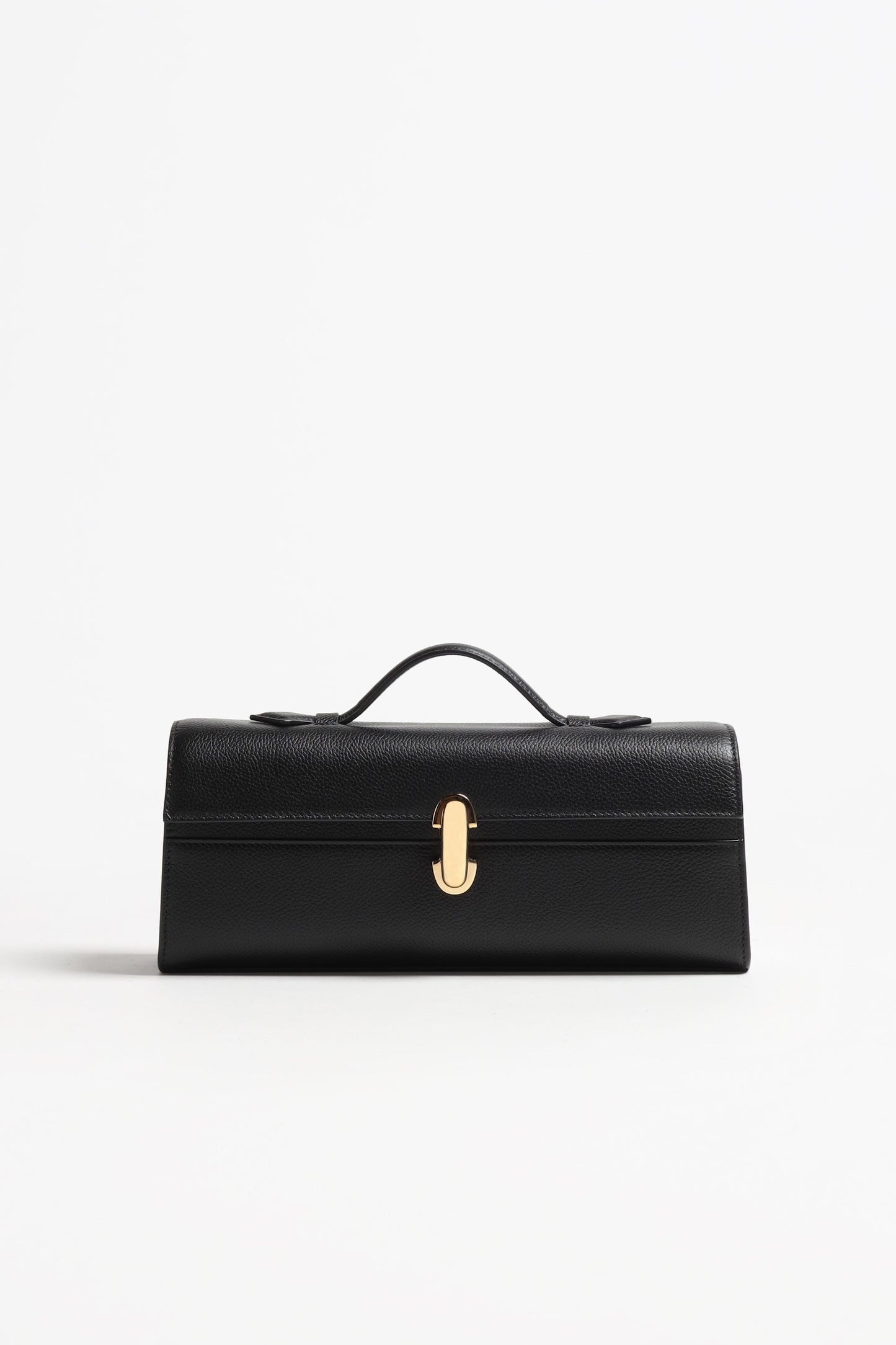 Tasche Slim Symmetry Pochette in Schwarz Savette