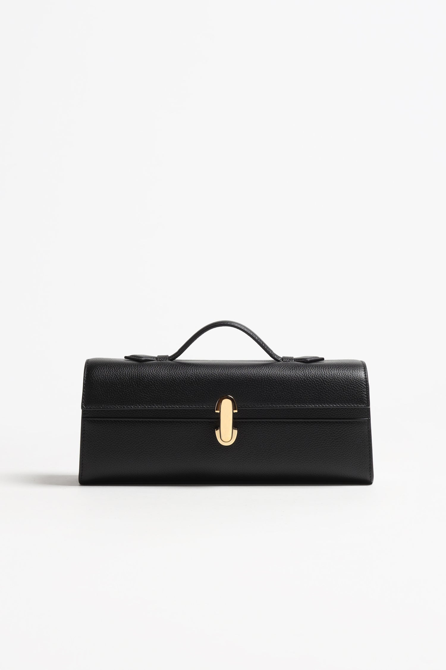 Tasche Slim Symmetry Pochette in Schwarz Savette