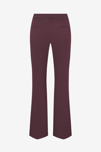 Pantalon Rosie Doppio Ceramica, couleur bordeaux