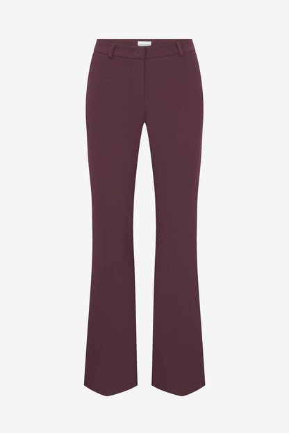 Pantalon Rosie Doppio Ceramica, couleur bordeaux