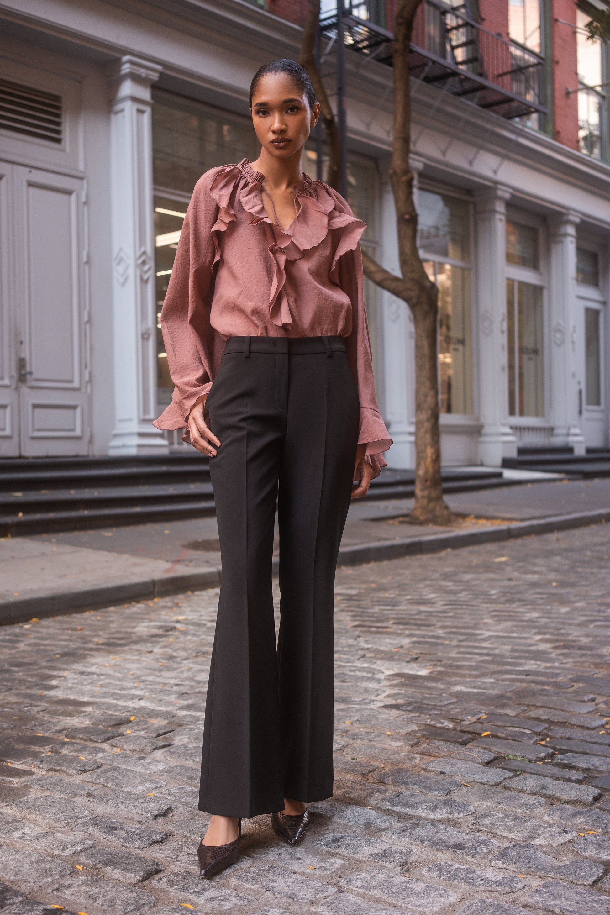 Hose Rosie Doppio Ceramica in Schwarz Seductive