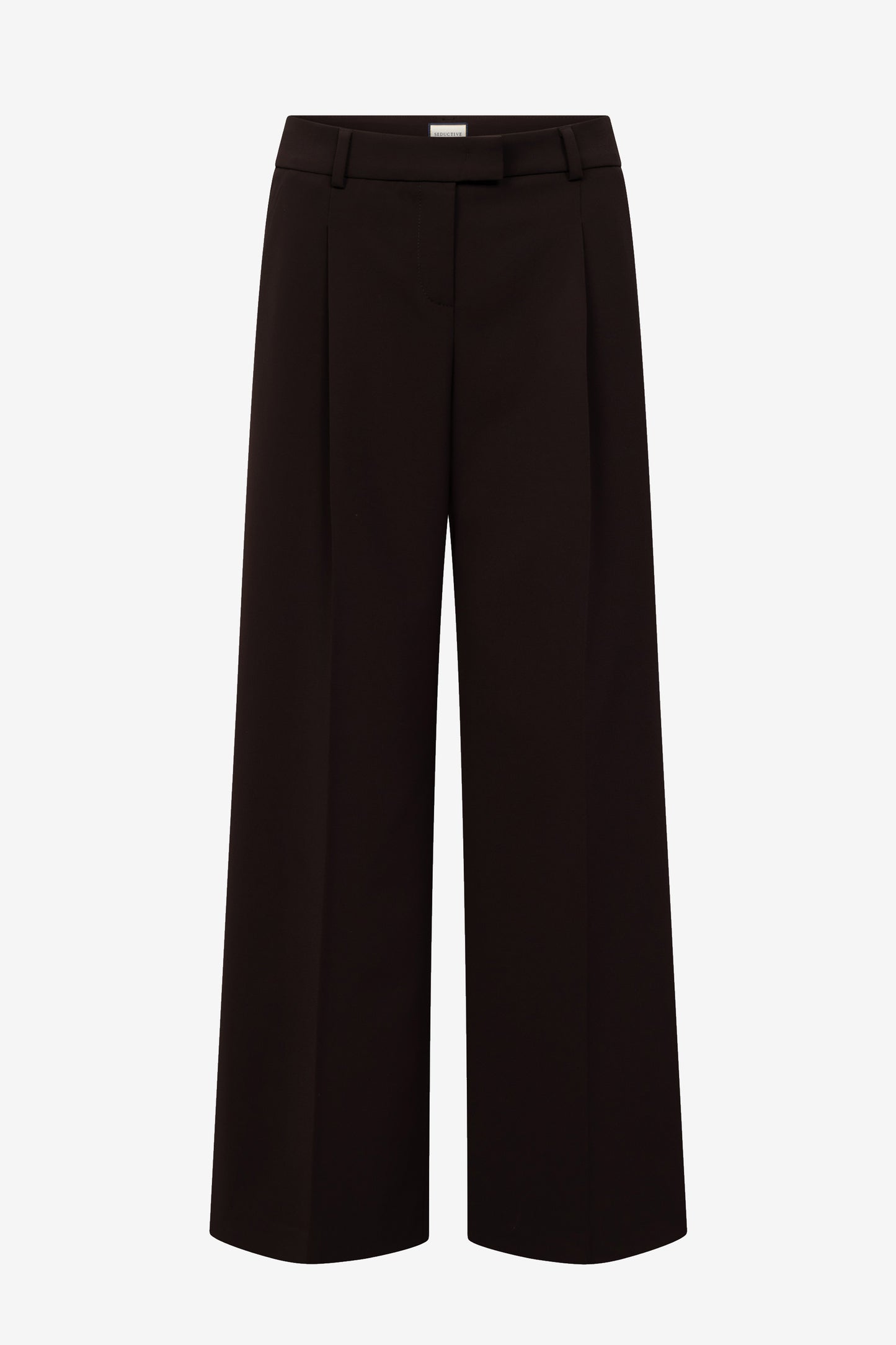 Pantalones Arta Fluid Cade en marrón oscuro