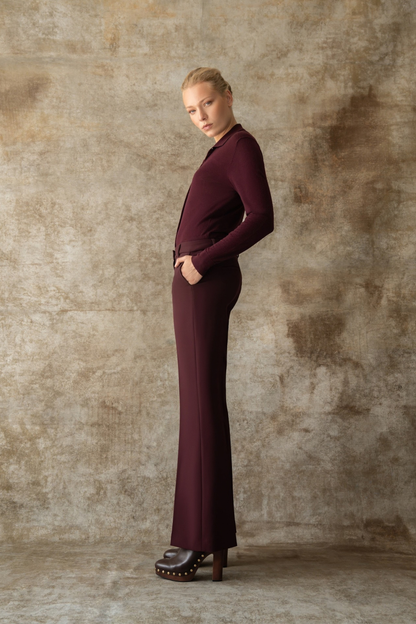 Hose Rosie Doppio Ceramica in Burgund Seductive