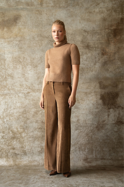 Shiloh Cord Pants in Honey Brown