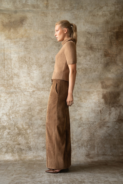Shiloh Cord Pants in Honey Brown