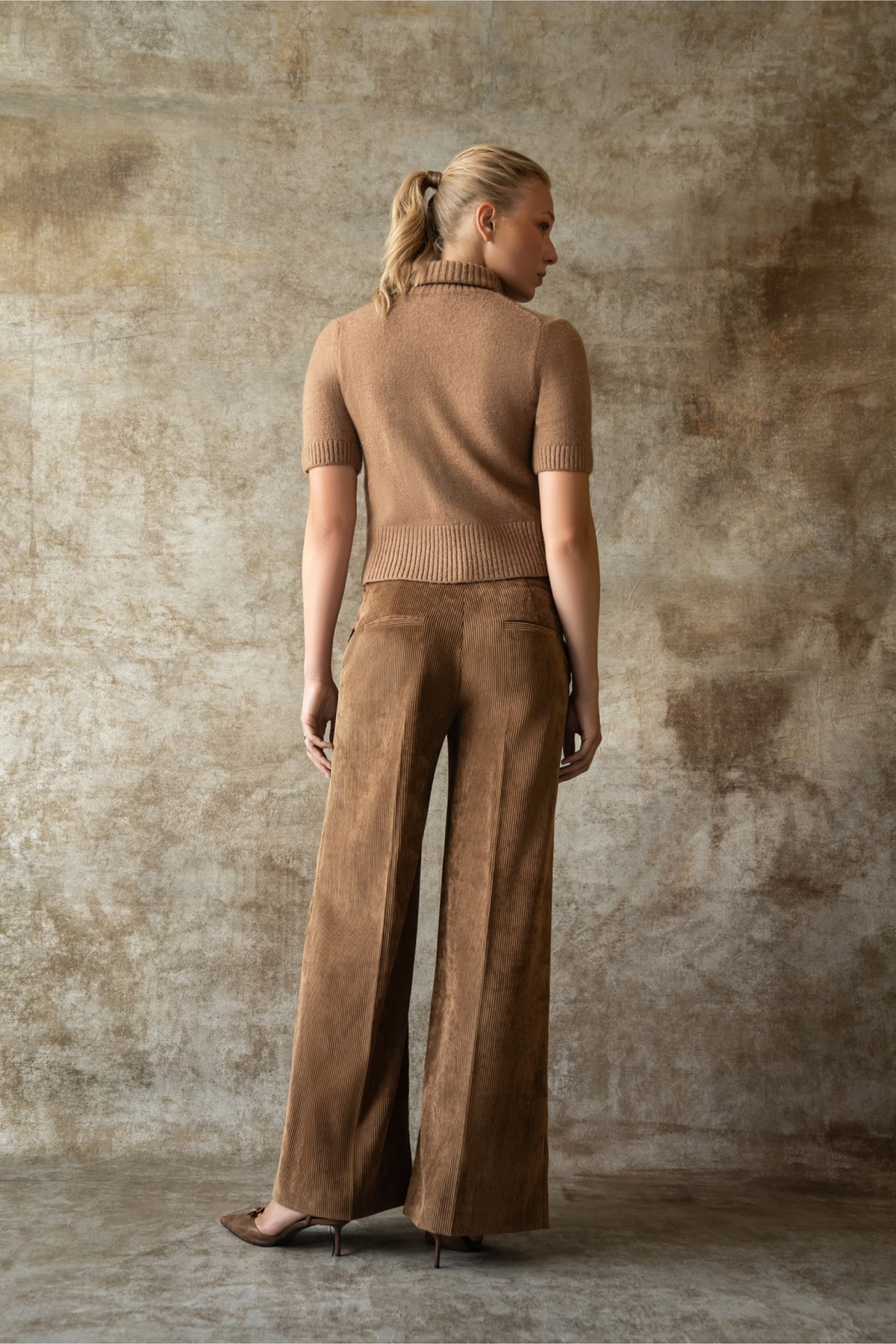 Shiloh Cord Pants in Honey Brown