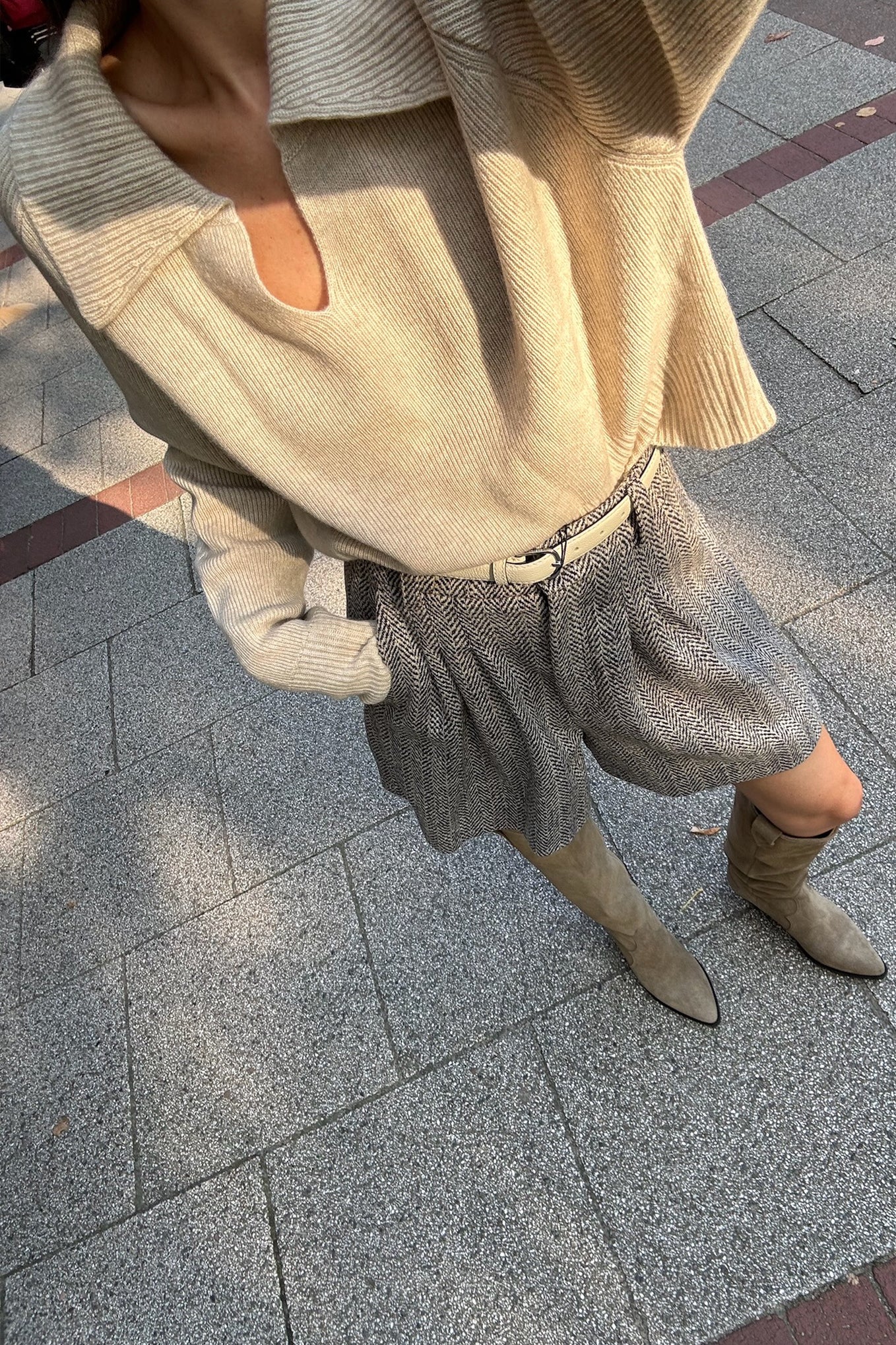 Shorts Journey Pleated in Midnight/EcruGolden Goose - Anita Hass