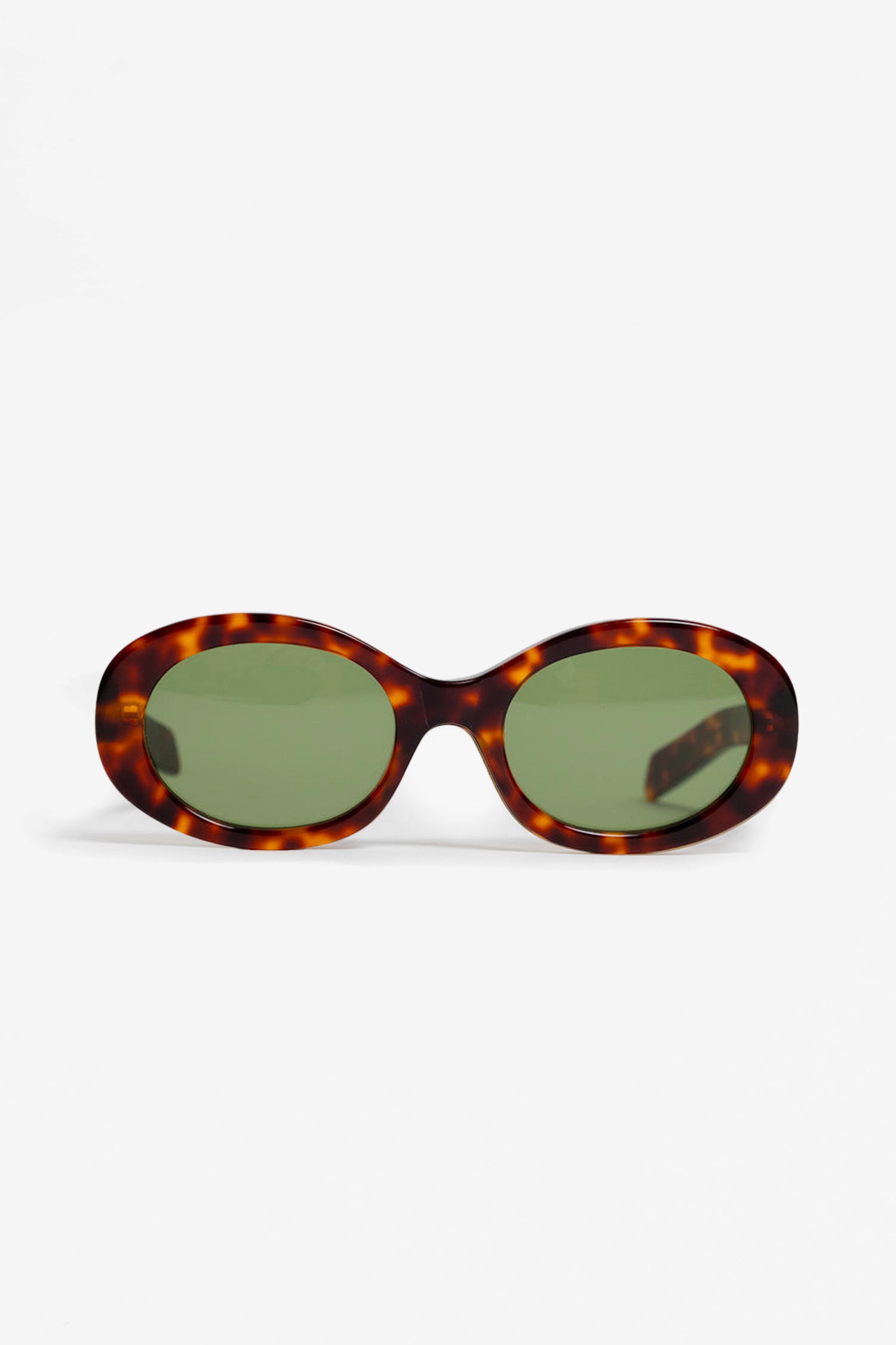 Sonnenbrille 141 Waverly Pl in Havana/Grün Side Eye