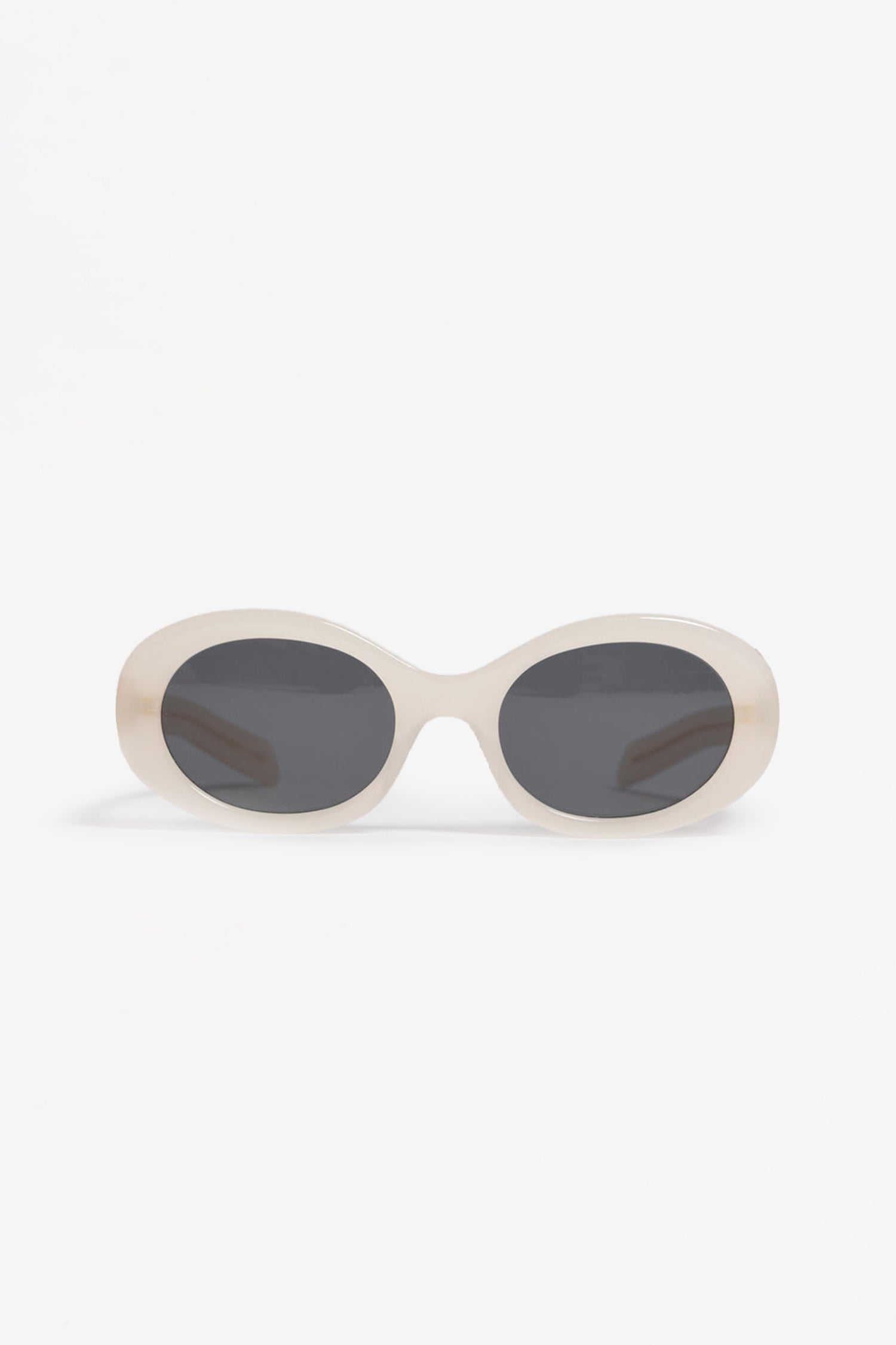 Sonnenbrille 141 Waverly Pl in Weiß/Grau Side Eye
