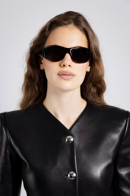 Sonnenbrille 223 Butler St in Schwarz Side Eye