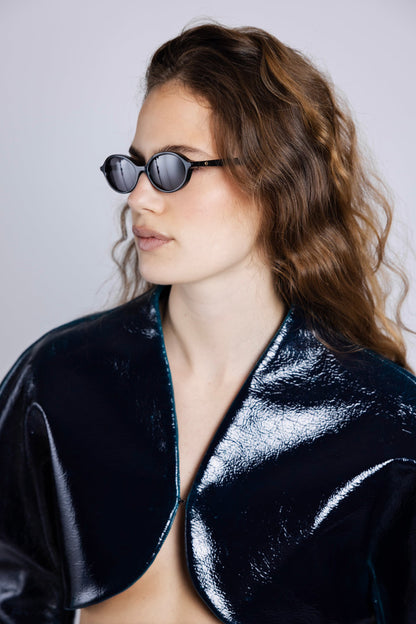 Sonnenbrille 52 Grove St in Schwarz Side Eye