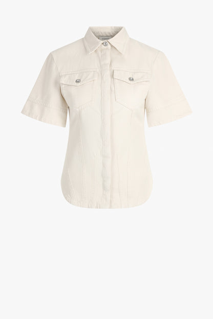 Ontano Blouse in Beige by Sportmax - Anita Hass