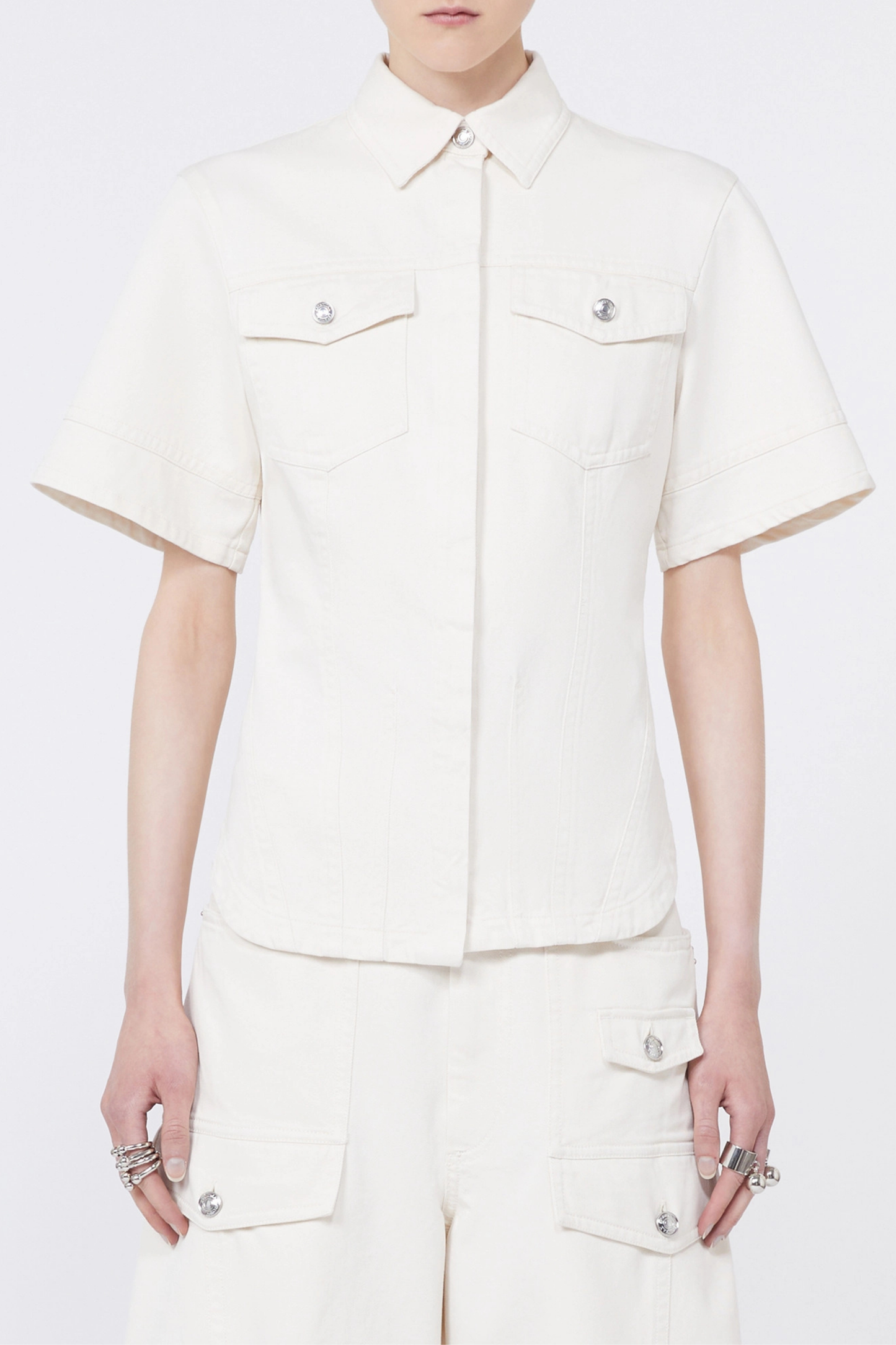 Ontano Blouse in Beige by Sportmax - Anita Hass
