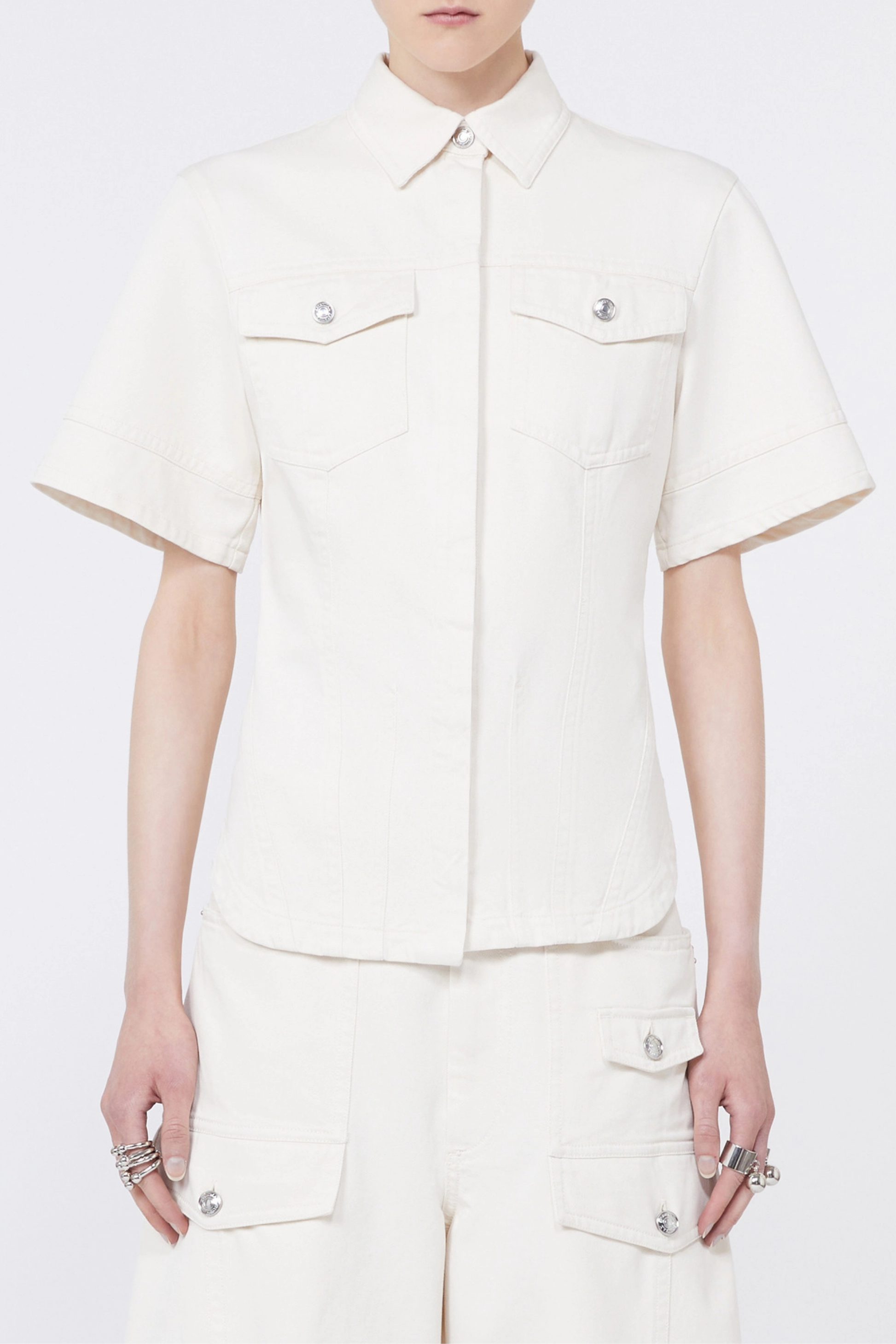 Ontano Blouse in Beige by Sportmax - Anita Hass