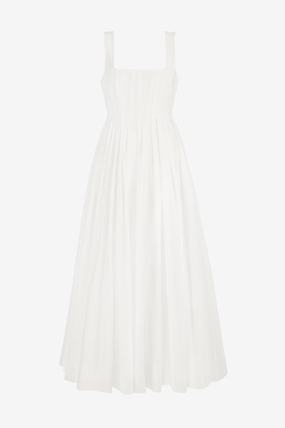 Giro Dress in Optical White by Sportmax - Anita Hass