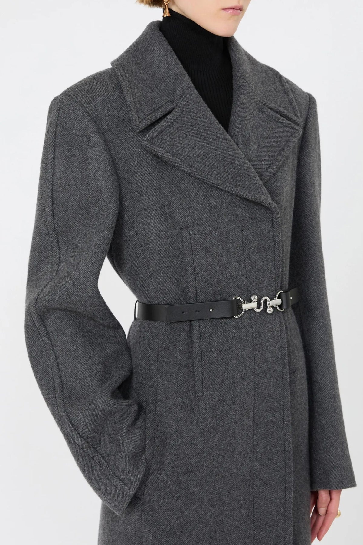 Mantel Golfo in Anthrazit Sportmax