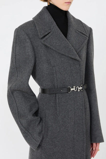 Mantel Golfo in Anthrazit Sportmax