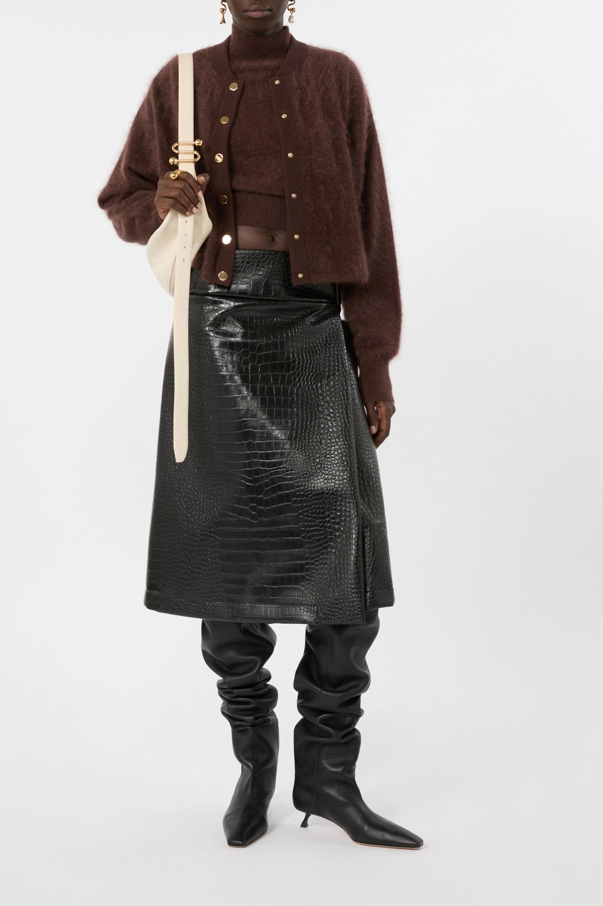 Agio Sweater in Chocolate