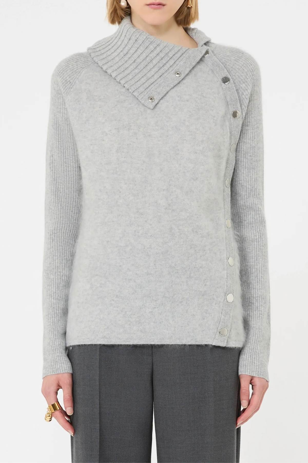 Pullover Boa in Avio Grey Sportmax