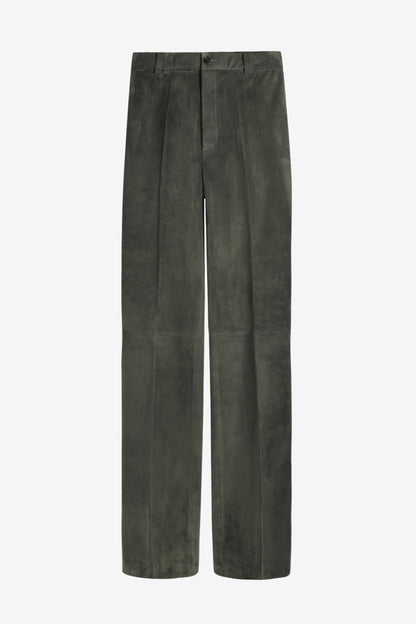 Lederhose Lizzy in Suede Fumée Stouls