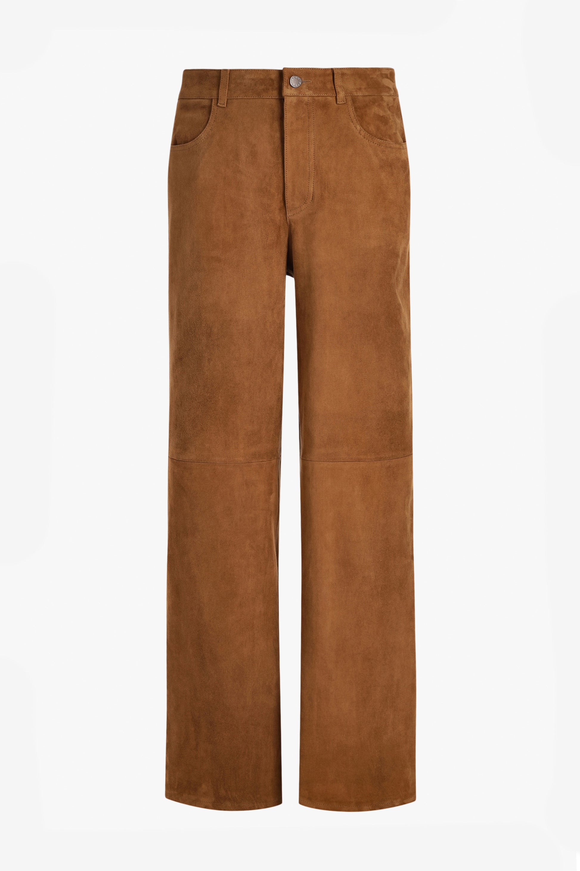 Pantaloni di pelle Mytheo Light in CoyotteStouls - Anita Hass