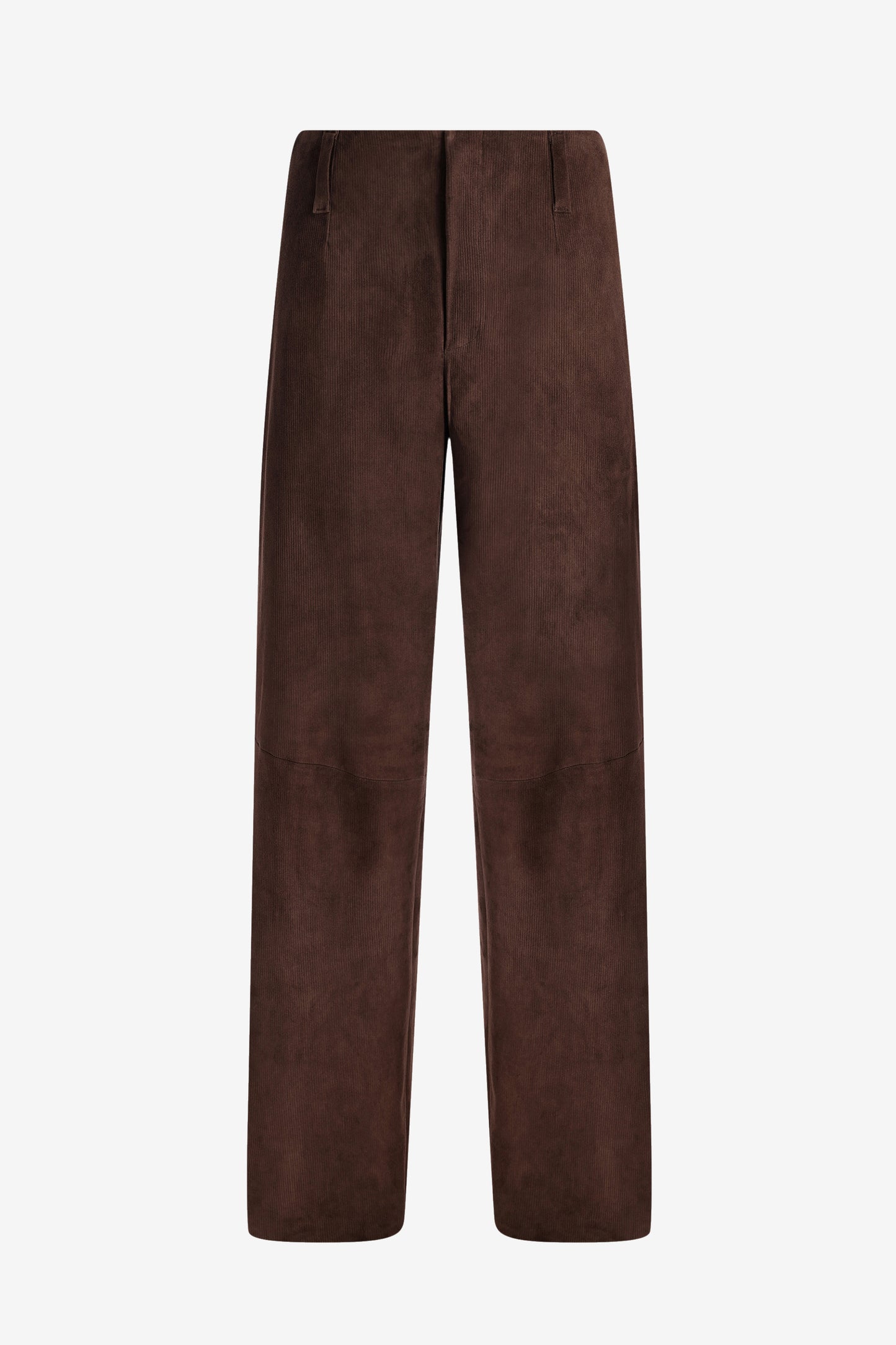 Valadon Leather Pants in Suede Castor