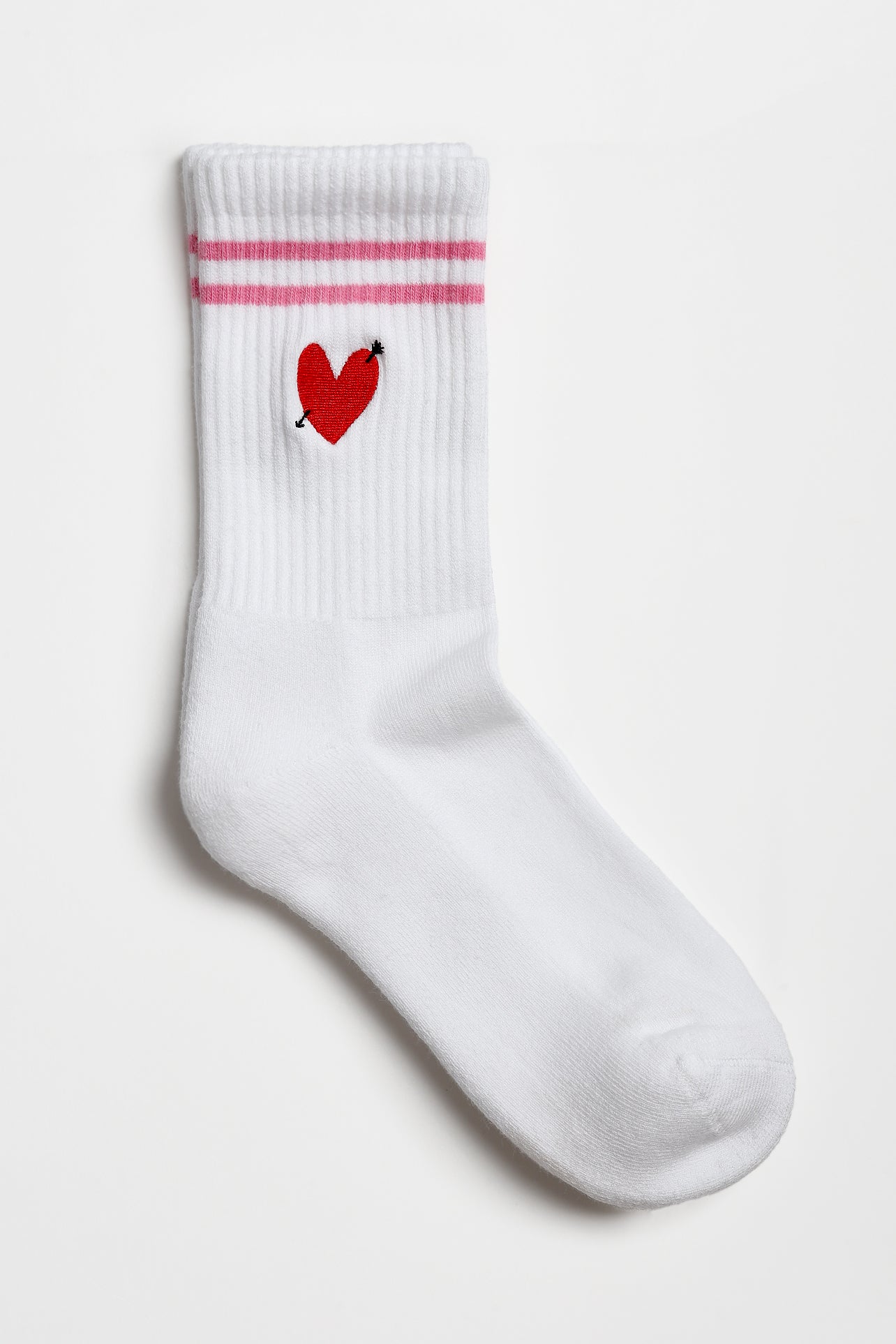 Sportsocken 'Heart' in Weiß/PinkAnita Hass - Anita Hass