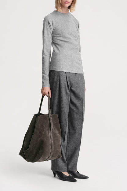 Tasche Belted Suede in GraniteToteme - Anita Hass