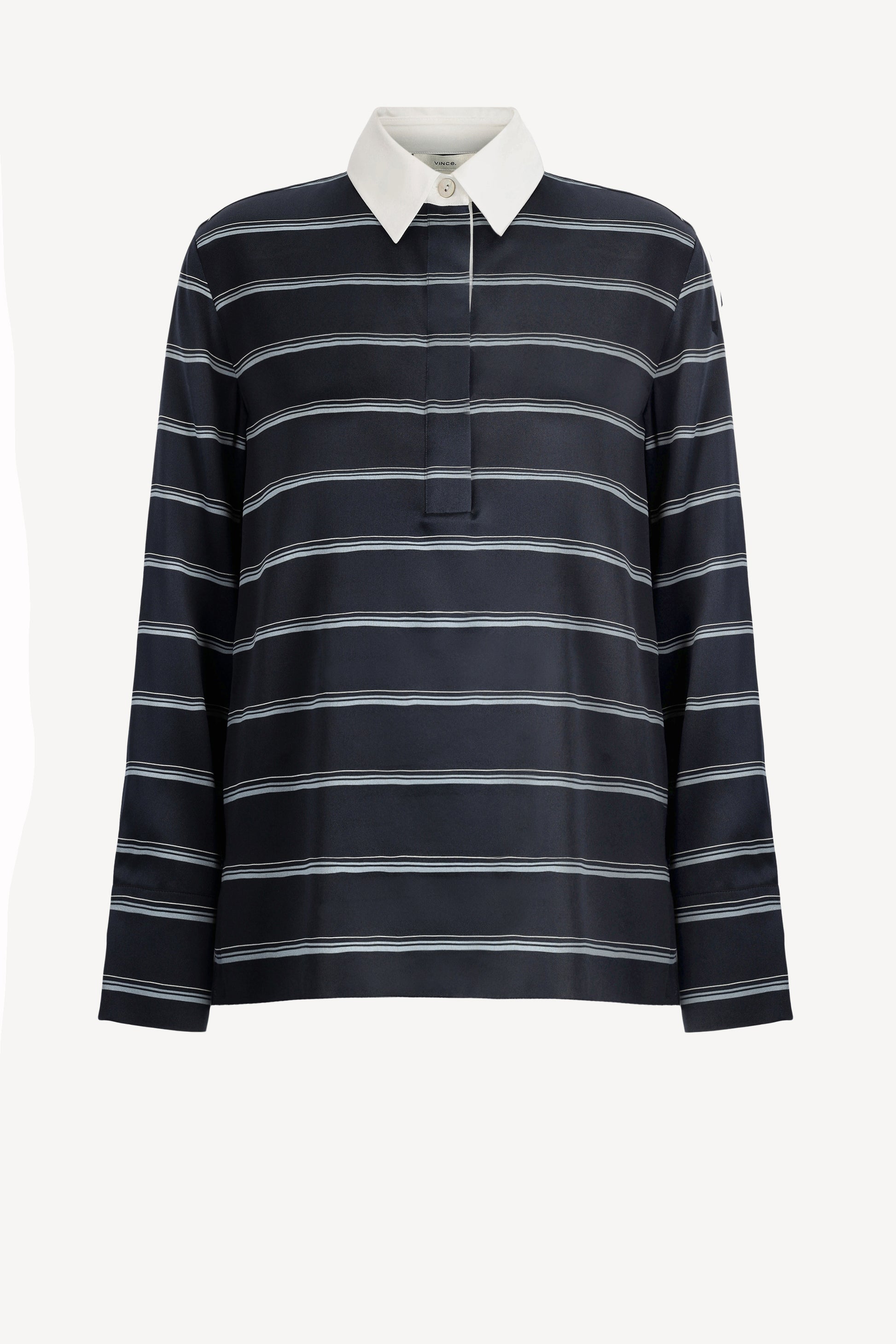 Bluse Rugby Stripe in Coastal Blue/SandshellVince - Anita Hass