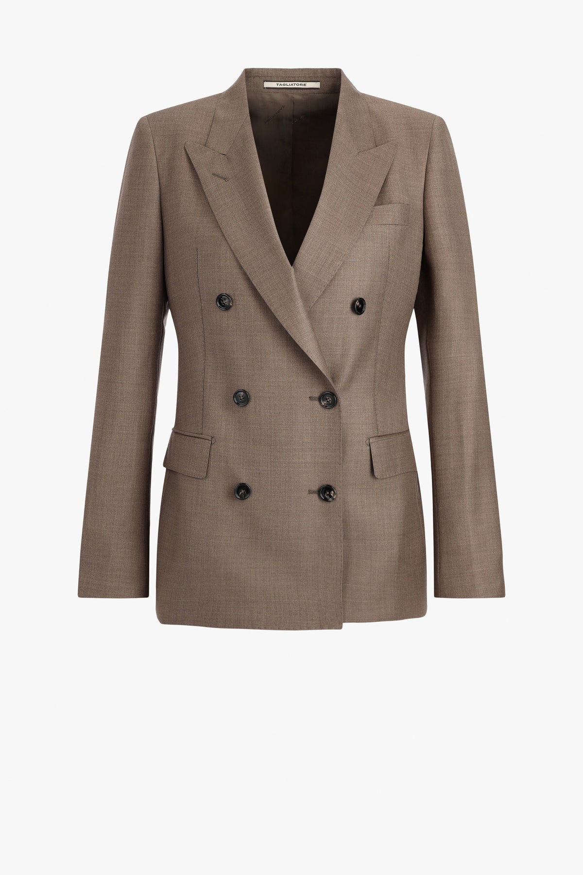 Anzug Jasmine10B in Melange Taupe Tagliatore