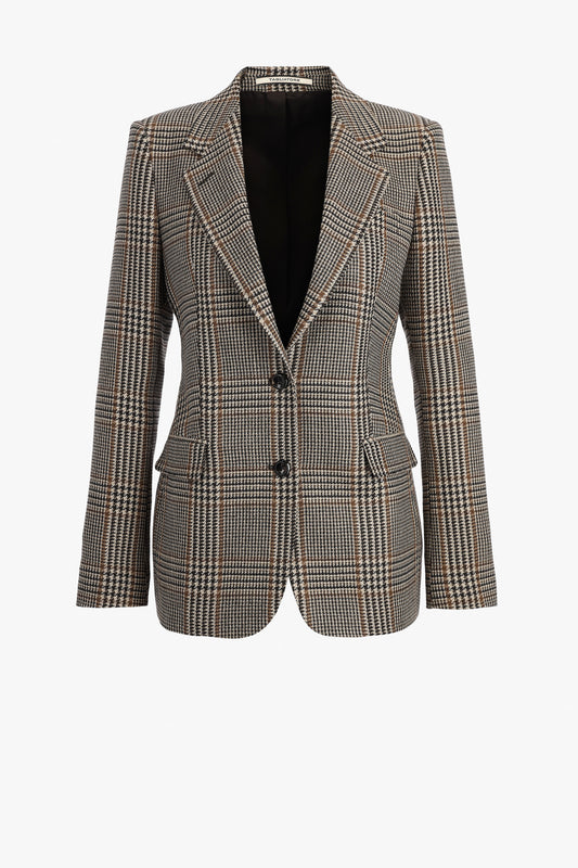 Parigi12B Blazer in Glen Check