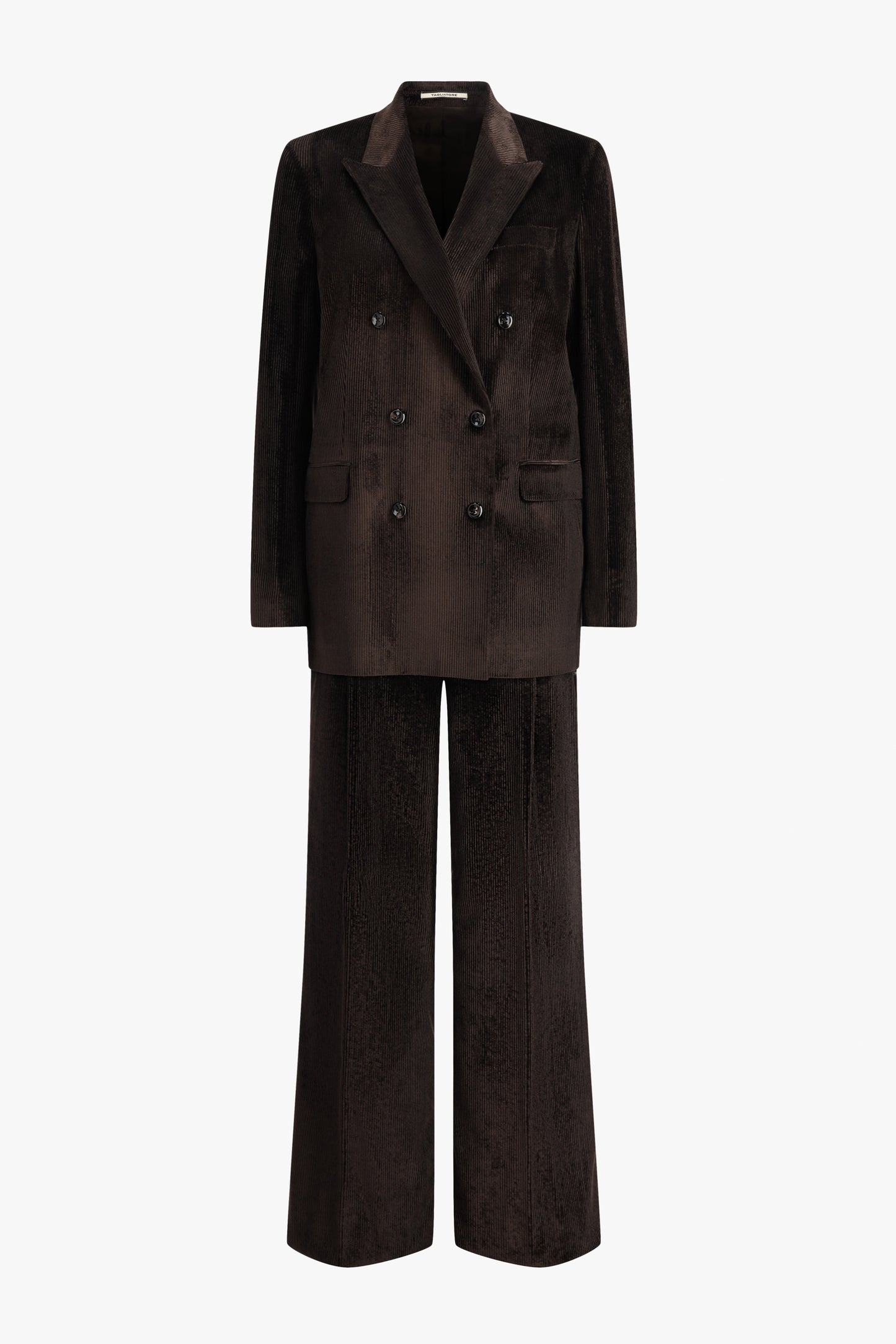 Jasmine10B Corduroy Suit in Choc