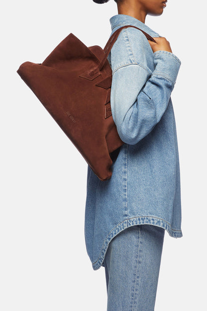 Tasche La Passeggiata Medium in Light ChocolateThe Attico - Anita Hass