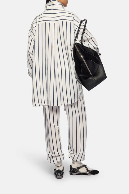 Hose Stripes in White/Black The Attico