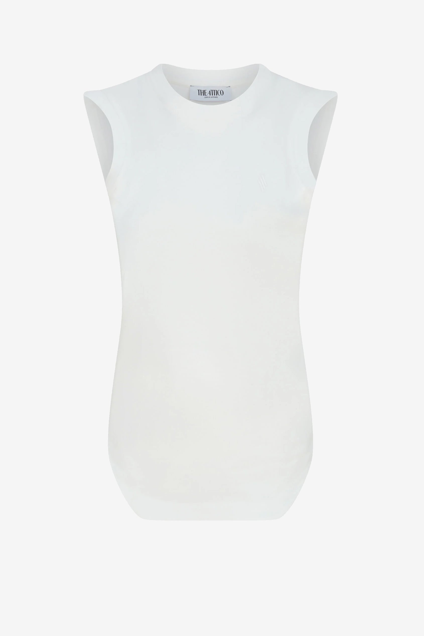 Reese Tank Top in White by The Attico - Anita Hass