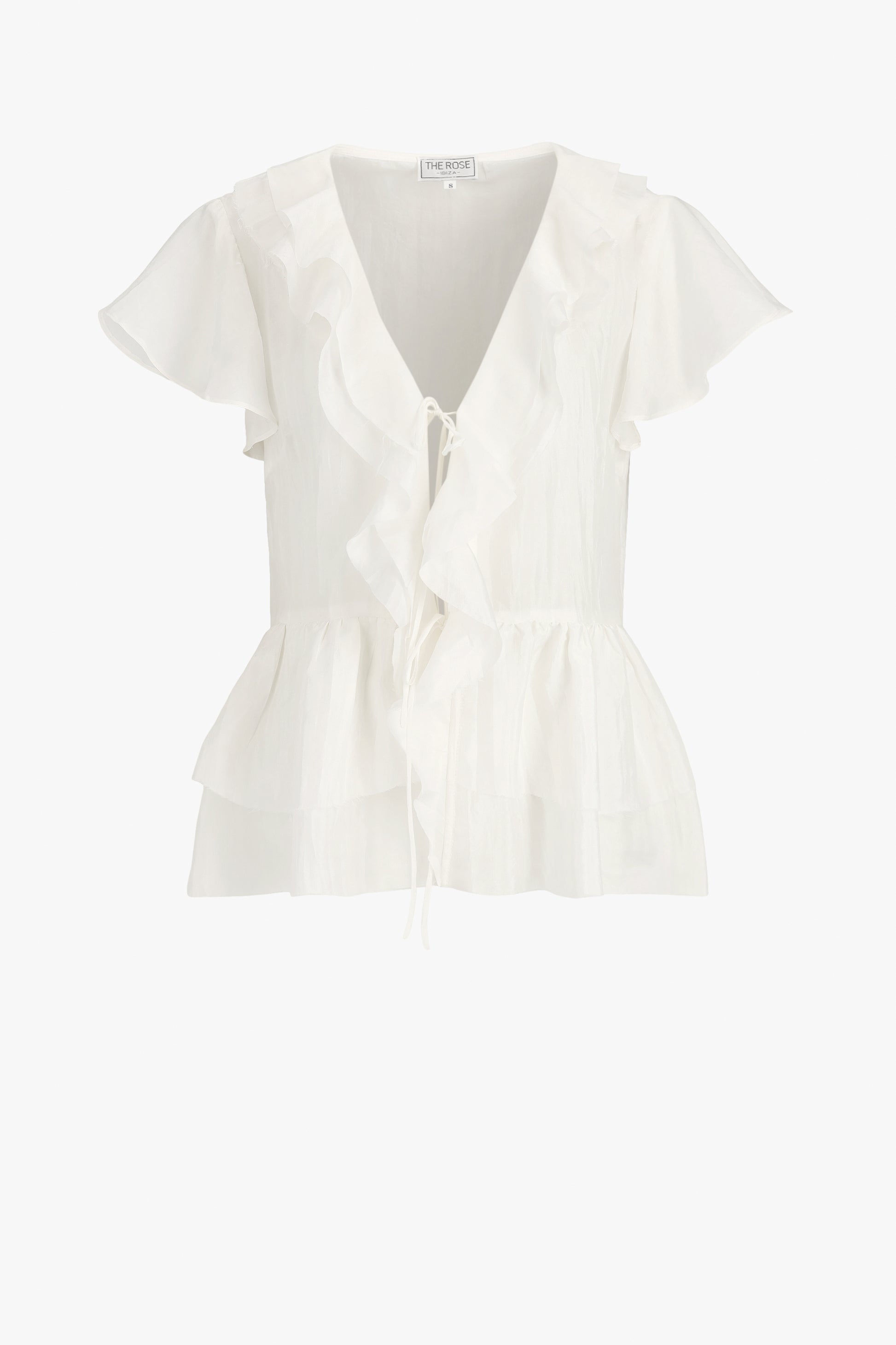 Juanita Blouse in Ivory by The Rose Ibiza - Anita Hass