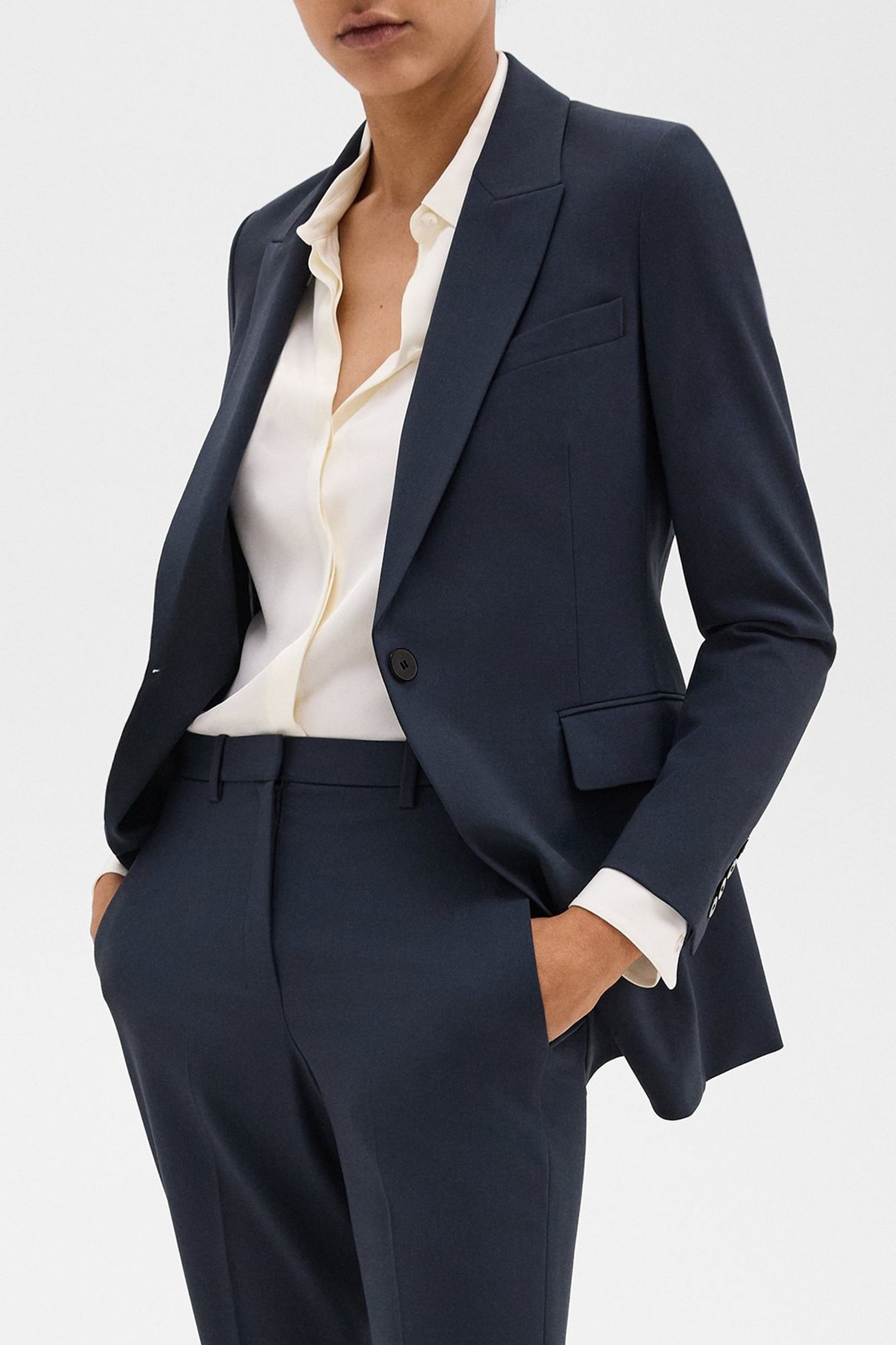 Blazer Etiennette in Nocturne NavyTheory - Anita Hass