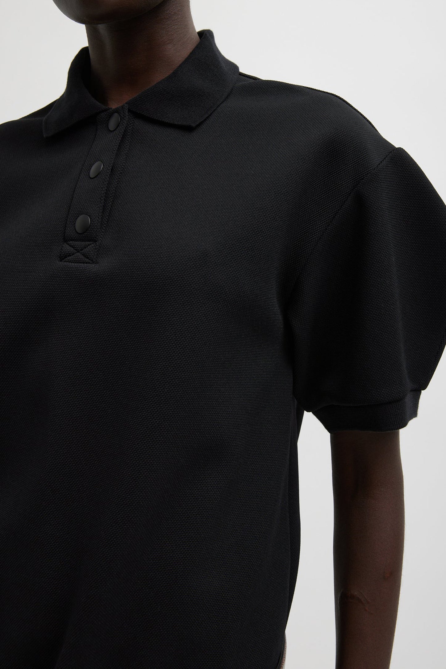 Poloshirt Luxe in SchwarzTibi - Anita Hass