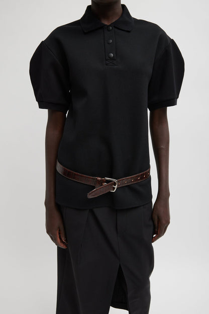 Poloshirt Luxe in SchwarzTibi - Anita Hass