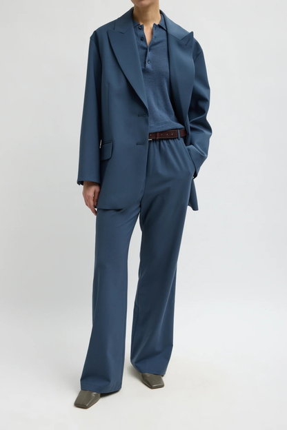 Blazer Liam Wool in Blue Fog Tibi