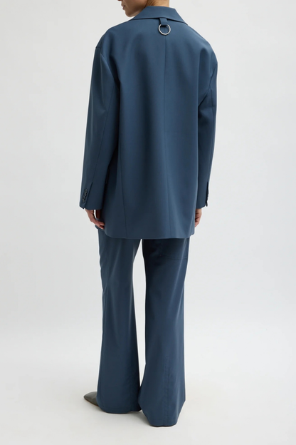Blazer Liam Wool in Blue Fog Tibi