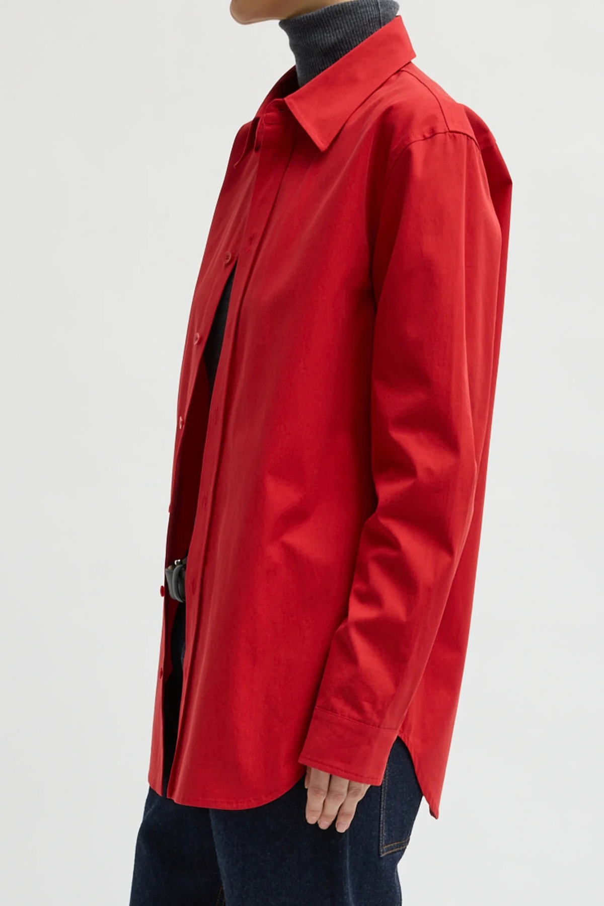 Bluse Easy in Rot Tibi