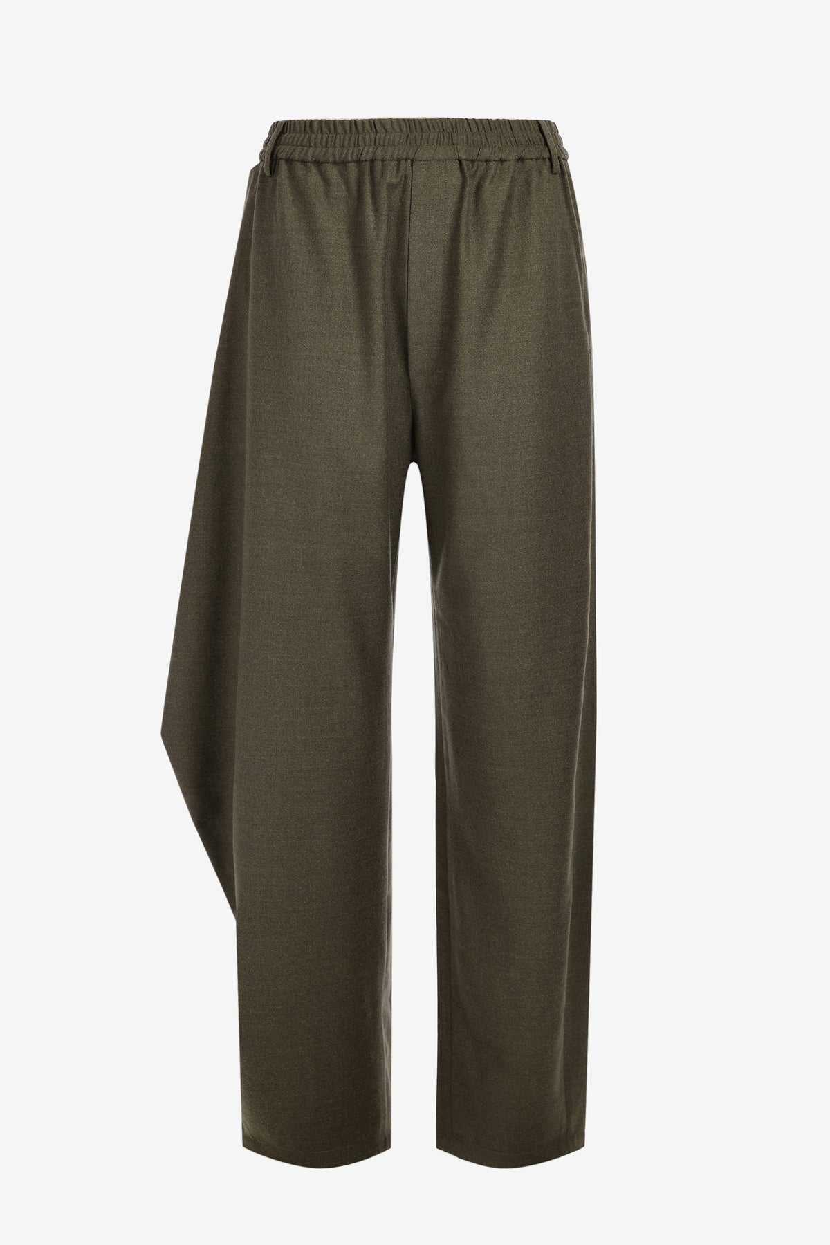 Hose Side Drape in Army Green Tibi