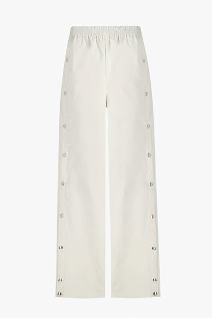 Snap Jogger Pants in White by Tibi - Anita Hass